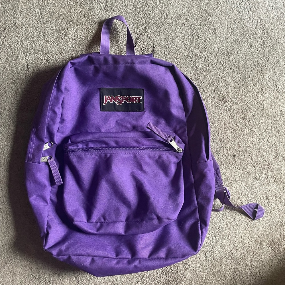 Purple jansport backpack